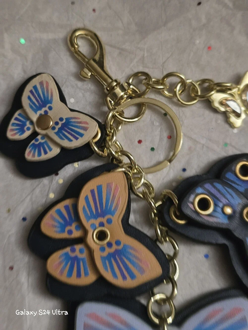 Butterfly Bag Charm/keychain NEW